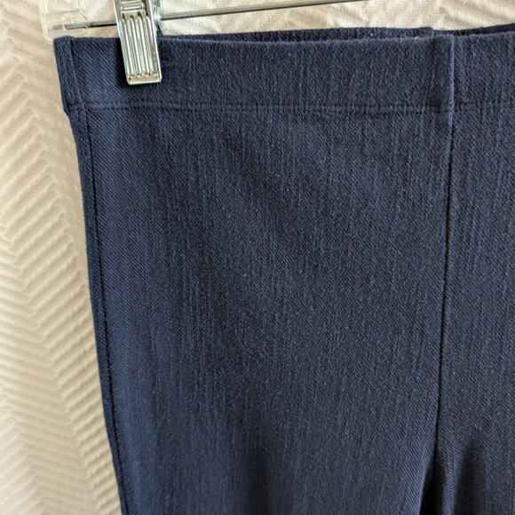 Lauren Ralph Lauren Equestrian Riding Leggings Navy Blue & Brown Size Medium - Picture 6 of 7